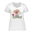 thumbnail image 1 of Inktastic CNA An Angel in Scrubs Teddy Bear Women's Plus Size T-Shirt, 1 of 5