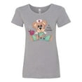 thumbnail image 1 of Inktastic Cna an Angel in Scrubs Teddy Bear Women's T-Shirt, 1 of 5