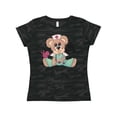 thumbnail image 1 of Inktastic Cna an Angel in Scrubs Teddy Bear Women's T-Shirt, 1 of 5