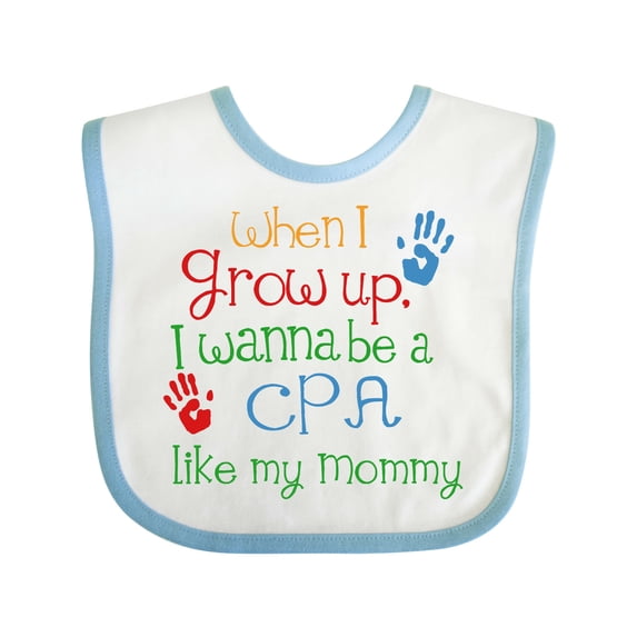 Inktastic CPA Like Mommy Boys or Girls Baby Bib