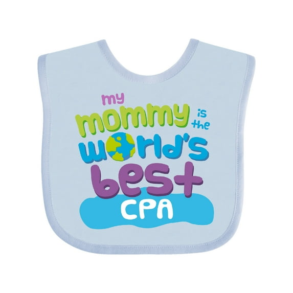 Inktastic Cpa Mom Quote Boys or Girls Baby Bib