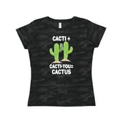 Inktastic Cacti Plus Cact You Equals Cactus Women's T-Shirt