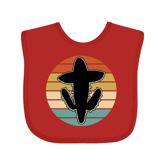 Inktastic Cactus Cinco De Mayo Vintage Boys or Girls Baby Bib
