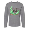 thumbnail image 1 of Inktastic Cactus Dad Cacti and Succulents Long Sleeve T-Shirt, 1 of 5