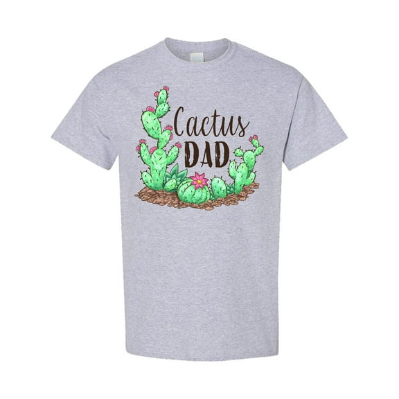 Inktastic Cactus Dad Cacti and Succulents T-Shirt