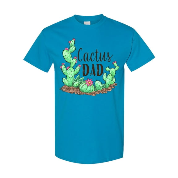 Inktastic Cactus Dad Cacti and Succulents T-Shirt
