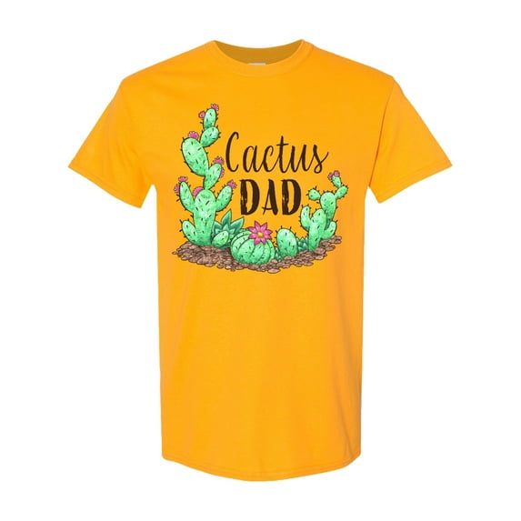 Inktastic Cactus Dad Cacti and Succulents T-Shirt