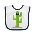 thumbnail image 1 of Inktastic Cactus Funny Southwest Boys or Girls Baby Bib, 1 of 4