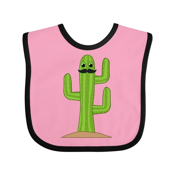 Inktastic Cactus Funny Southwest Boys or Girls Baby Bib