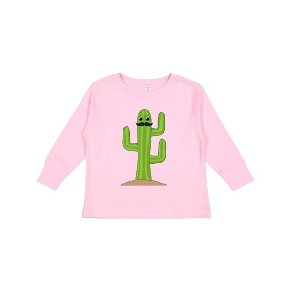 Inktastic Cactus Gifts Funny Southwest Boys or Girls Long Sleeve Toddler T-Shirt