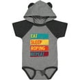 thumbnail image 1 of Inktastic Calf Roping Rodeo Eat Sleep Roping Repeat Boys or Girls Baby Bodysuit, 1 of 5
