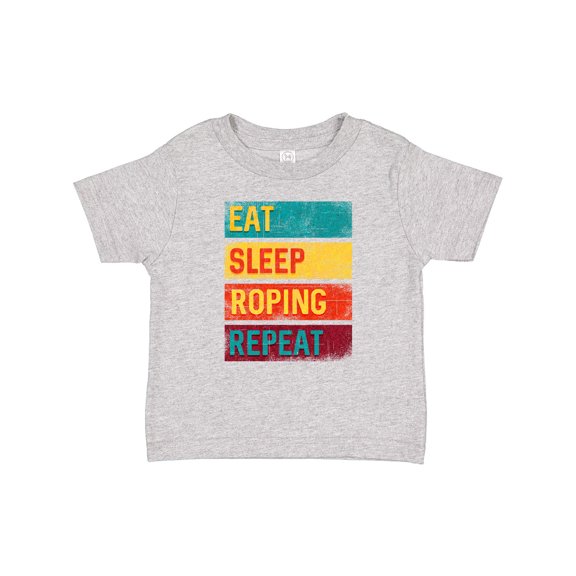 Inktastic Calf Roping Rodeo Eat Sleep Roping Repeat Boys or Girls Baby T-Shirt