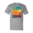 thumbnail image 1 of Inktastic Calf Roping Rodeo Eat Sleep Roping Repeat T-Shirt, 1 of 5