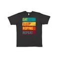 thumbnail image 1 of Inktastic Calf Roping Rodeo Eat Sleep Roping Repeat T-Shirt, 1 of 5