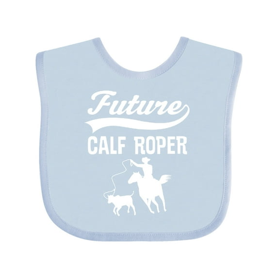 Inktastic Calf Roping Rodeo Future Cowboy Boys Baby Bib