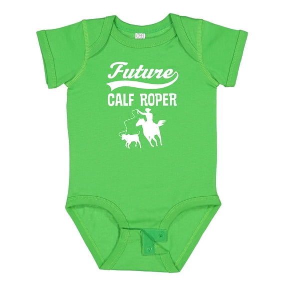 Inktastic Calf Roping Rodeo Future Cowboy Boys Baby Bodysuit