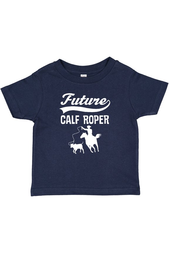 Calf Roping Rodeo Future Cowboy Boys Baby T-Shirt
