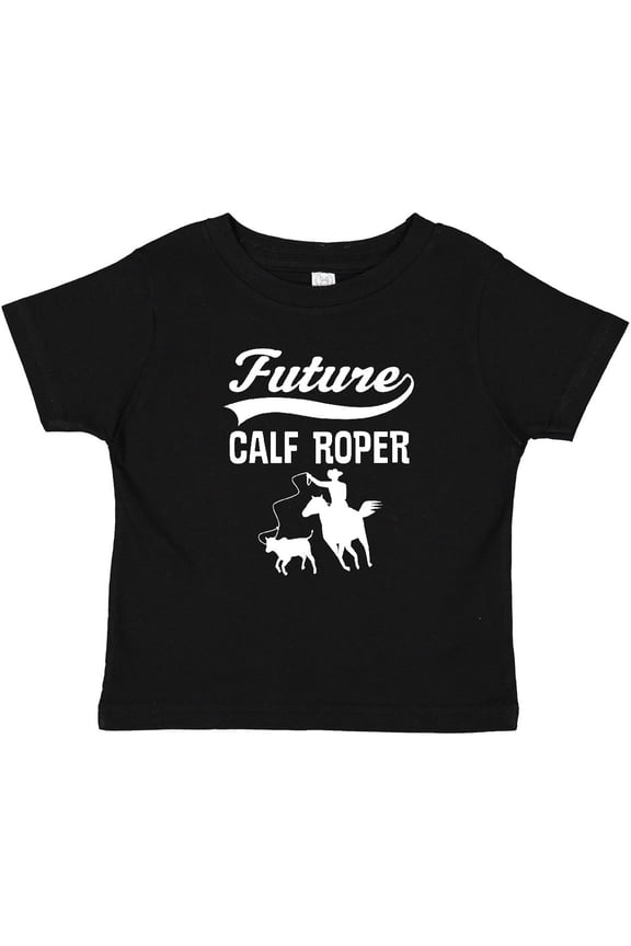 Calf Roping Rodeo Future Cowboy Boys Baby T-Shirt