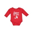 thumbnail image 1 of Inktastic Calf Roping Rodeo Future Cowboy Boys Long Sleeve Baby Bodysuit, 1 of 5