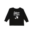 thumbnail image 1 of Inktastic Calf Roping Rodeo Future Cowboy Boys Long Sleeve Toddler T-Shirt, 1 of 5