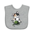 thumbnail image 1 of Inktastic Calico Kitten For Darks Boys or Girls Baby Bib, 1 of 4