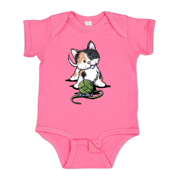Inktastic Calico Kitten for Darks Boys or Girls Baby Bodysuit