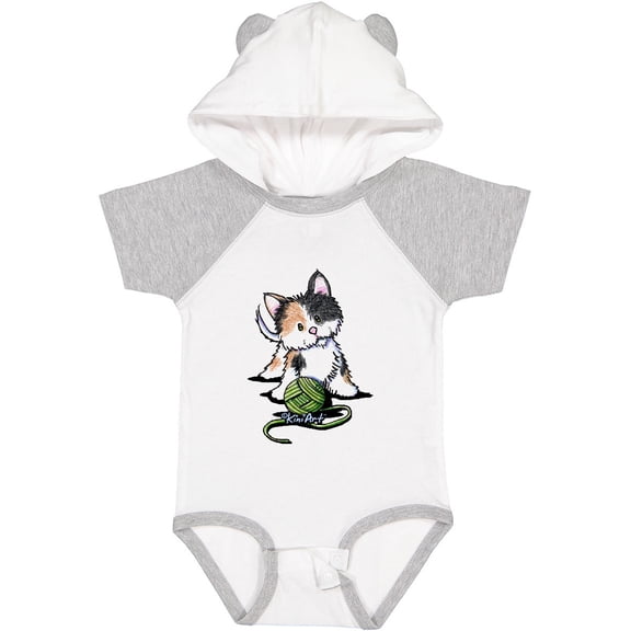 Inktastic Calico Kitten for Darks Boys or Girls Baby Bodysuit