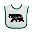 thumbnail image 1 of Inktastic California Black Bear Silhouette Boys or Girls Baby Bib, 1 of 4