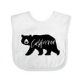 thumbnail image 1 of Inktastic California Black Bear Silhouette Boys or Girls Baby Bib, 1 of 4