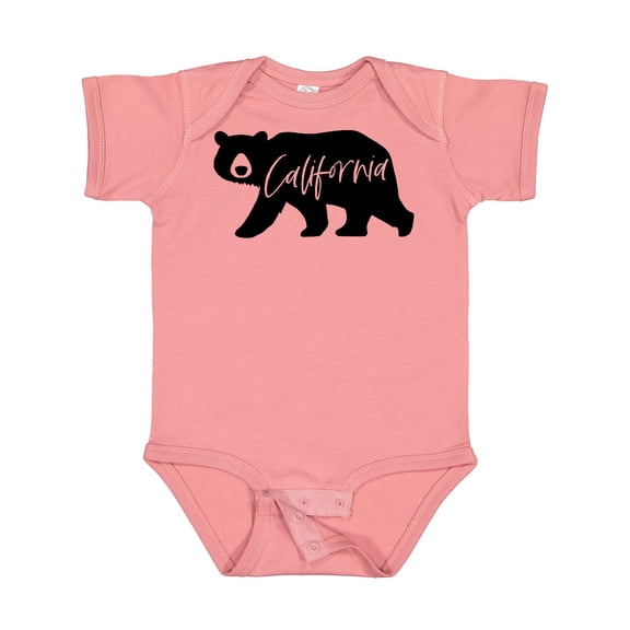 Inktastic California Black Bear Silhouette Boys or Girls Baby Bodysuit