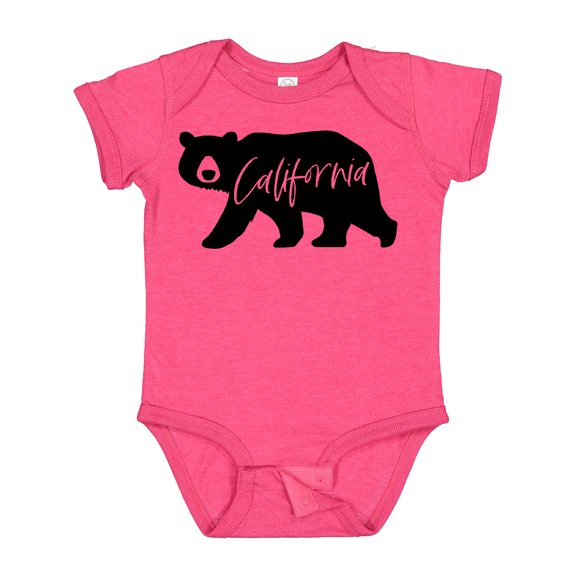 Inktastic California Black Bear Silhouette Boys or Girls Baby Bodysuit