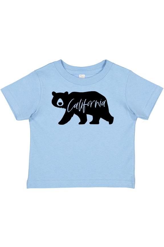 California Black Bear Silhouette Boys or Girls Baby T-Shirt