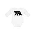 thumbnail image 1 of Inktastic California Black Bear Silhouette Boys or Girls Long Sleeve Baby Bodysuit, 1 of 5