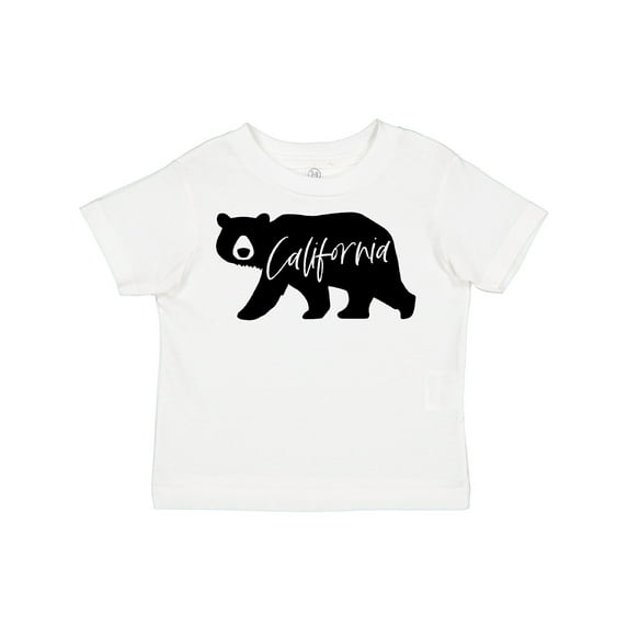 Inktastic California Black Bear Silhouette Boys or Girls Toddler T-Shirt