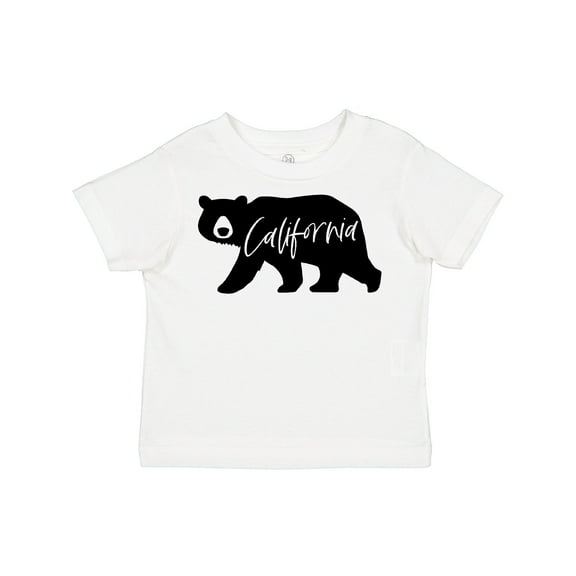 Inktastic California Black Bear Silhouette Boys or Girls Toddler T-Shirt