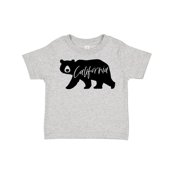 Inktastic California Black Bear Silhouette Boys or Girls Toddler T-Shirt
