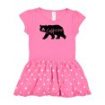 thumbnail image 1 of Inktastic California Black Bear Silhouette Gift Baby Girl Dress, 1 of 4