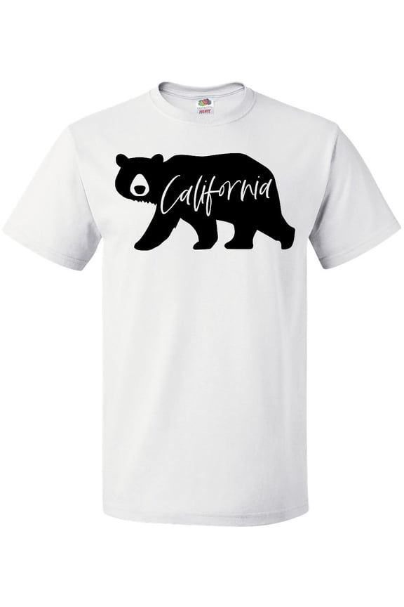 California Black Bear Silhouette T-Shirt