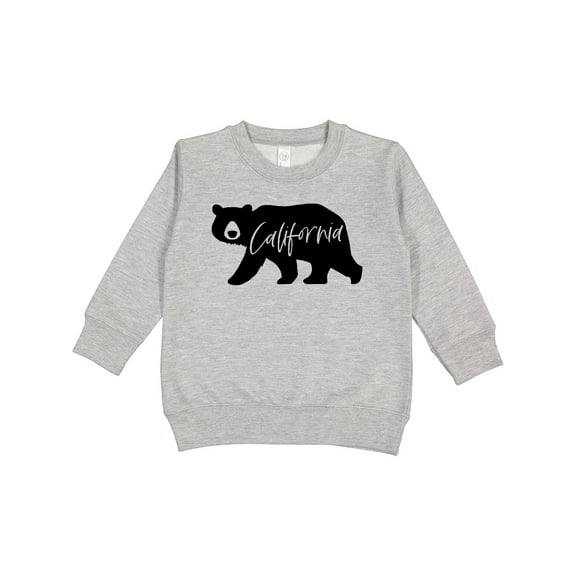 Inktastic California Black Bear Silhouette Toddler Sweatshirt