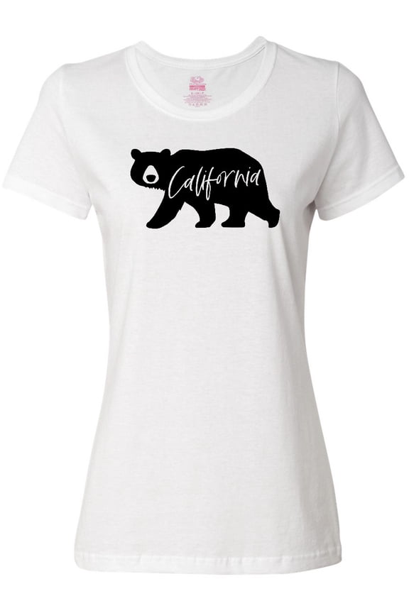 California Black Bear Silhouette Women's T-Shirt