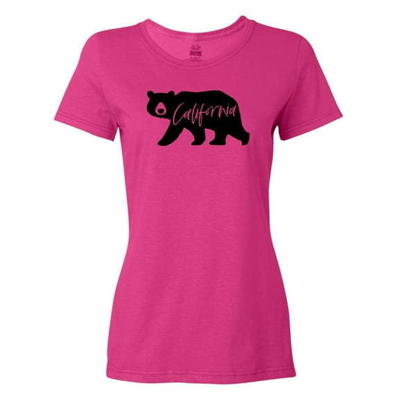 Inktastic California Black Bear Silhouette Women's T-Shirt
