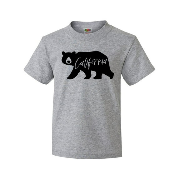 Inktastic California Black Bear Silhouette Youth T-Shirt