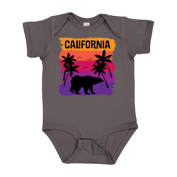 Inktastic California Sunset Vacation Beach Girls Baby Bodysuit