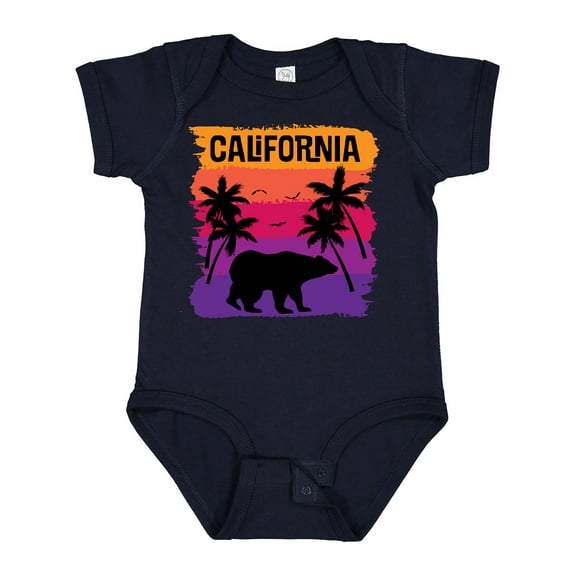 Inktastic California Sunset Vacation Beach Girls Baby Bodysuit