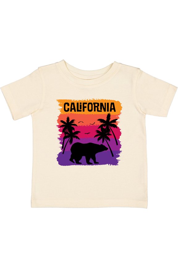 California Sunset Vacation Beach Girls Baby T-Shirt