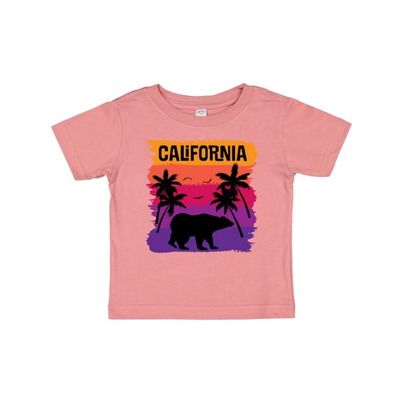 Inktastic California Sunset Vacation Beach Girls Baby T-Shirt
