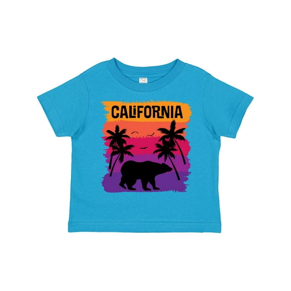 Inktastic California Sunset Vacation Beach Girls Toddler T-Shirt