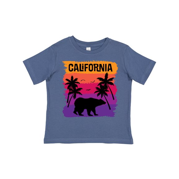 Inktastic California Sunset Vacation Beach Girls Toddler T-Shirt