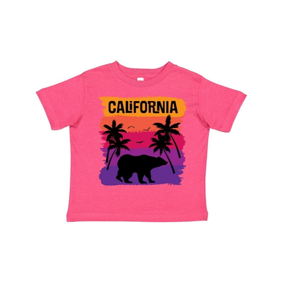 Inktastic California Sunset Vacation Beach Girls Toddler T-Shirt