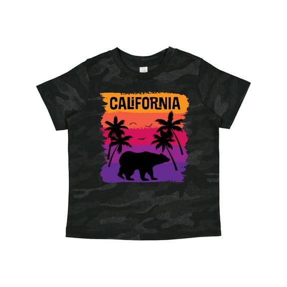 Inktastic California Sunset Vacation Beach Girls Toddler T-Shirt